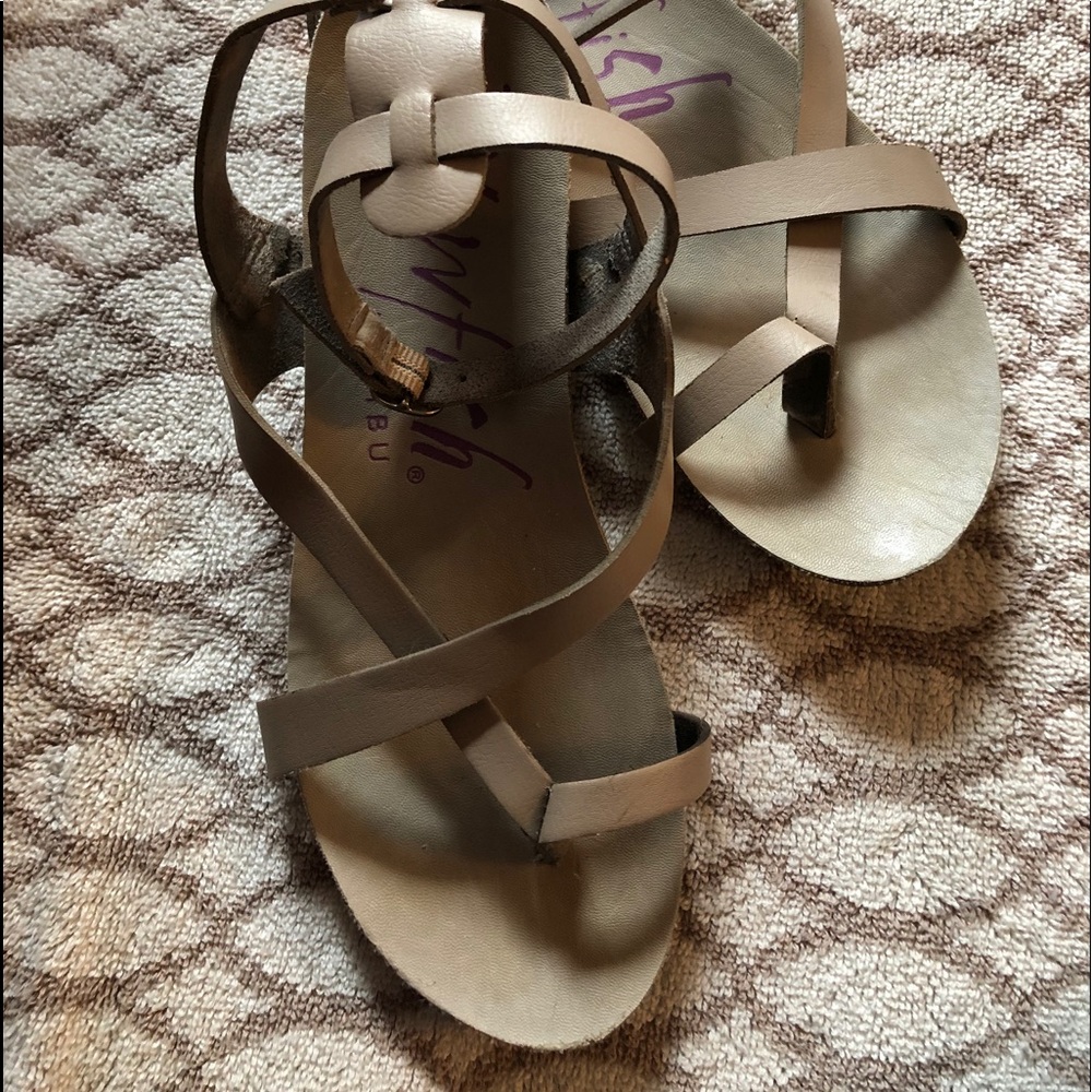 Blowfish Malibu Sandal Size 8 Beige